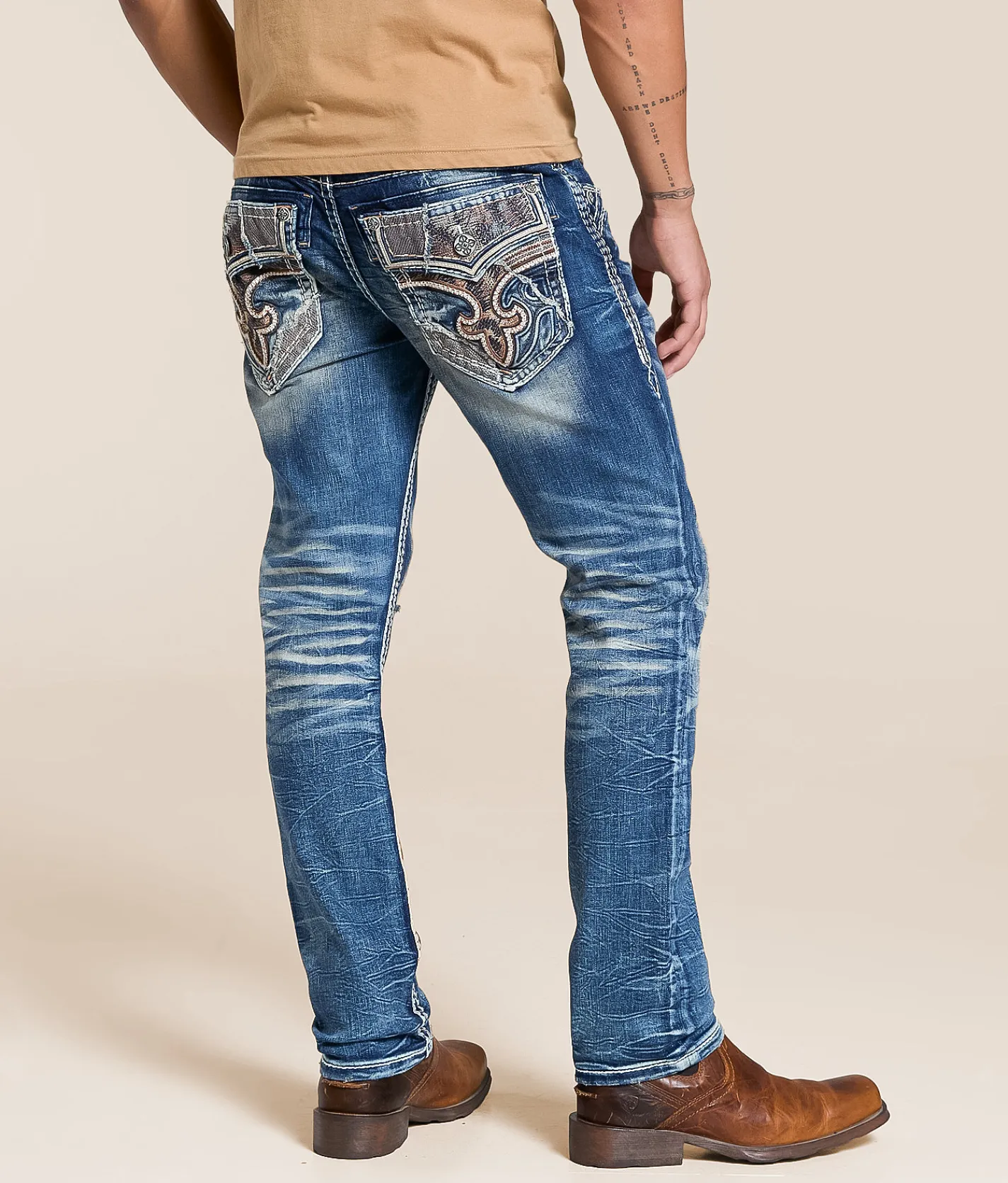 Rock Revival Jeans|Jeans | Rock Revival Tad Alternative Straight Stretch Jean Tad A203