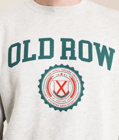 Tops | Old Row Tailgate Badge Pullover Heather Grey