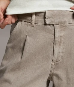 BKE Tailored Wide Leg Stretch Pant Putty New