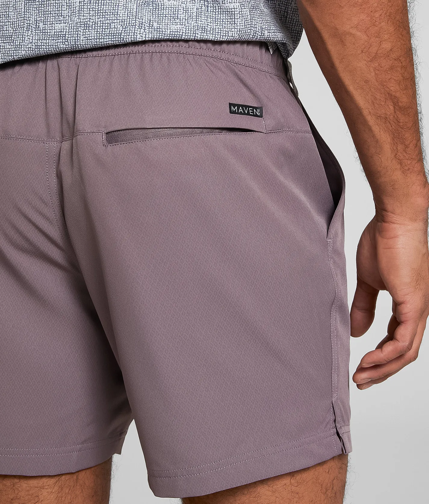 Bottoms|Shorts | Maven Co-op Tailwind Stretch Short Silver Mauve