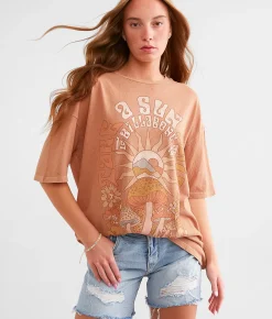 Tops | Billabong Take A Sun Trip T-Shirt Faded Rose