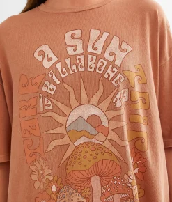 Tops | Billabong Take A Sun Trip T-Shirt Faded Rose
