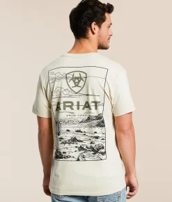 Ariat Tall Box Valley T-Shirt Natural
