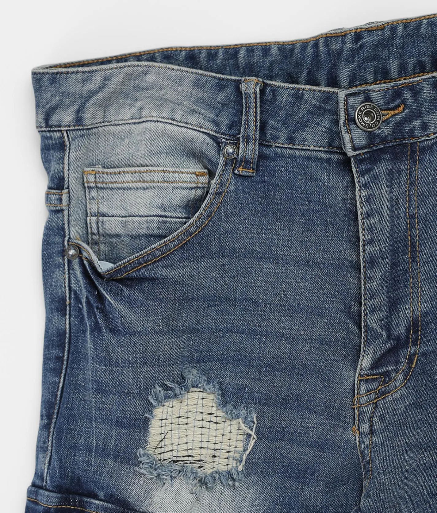 Sale Jeans|Bottoms | Smoke Rise® Taper Cargo Stretch Jean Elysian Blue