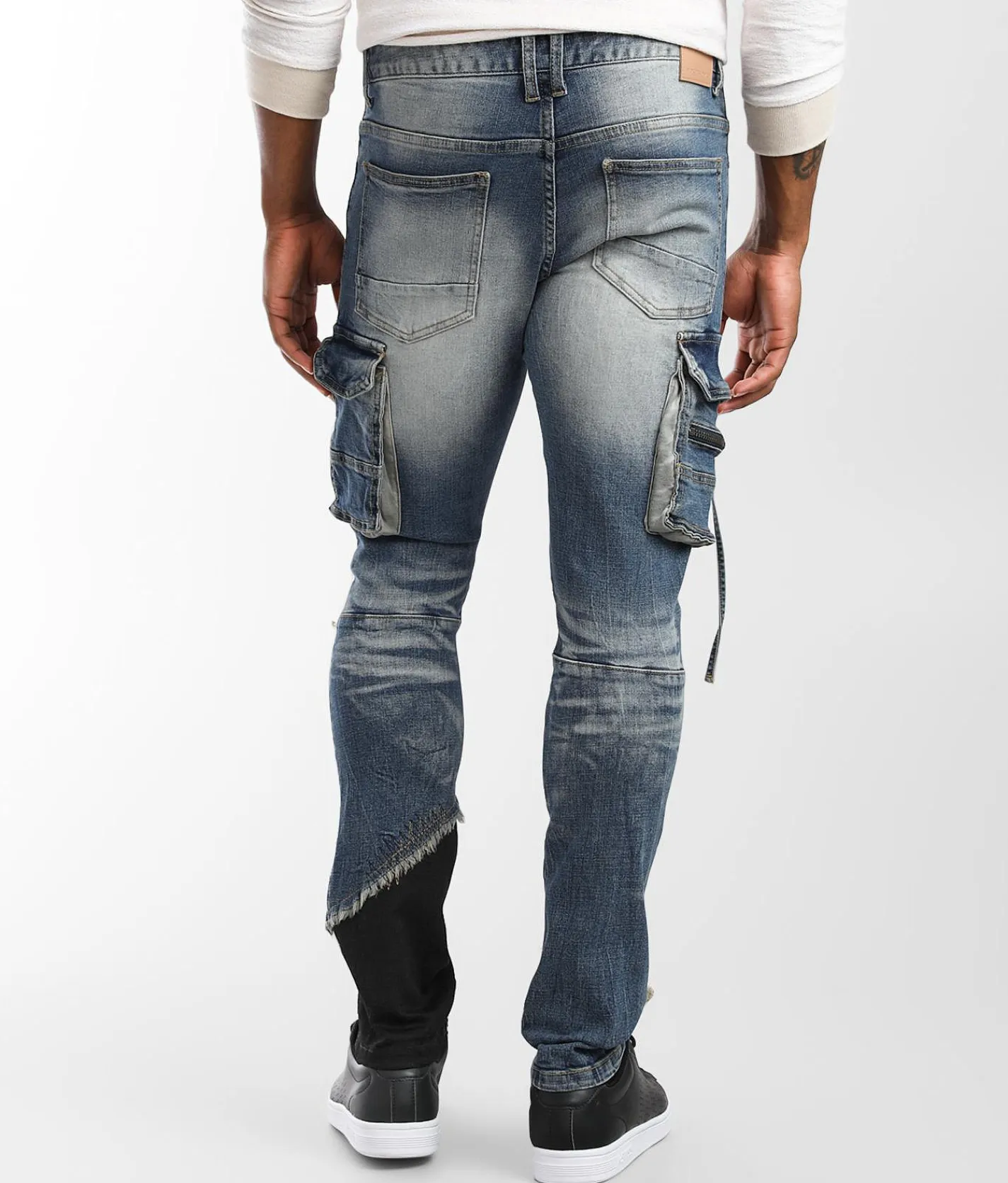 Sale Jeans|Bottoms | Smoke Rise® Taper Cargo Stretch Jean Elysian Blue