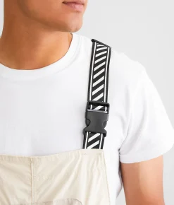 Bottoms | Smoke Rise® Taper Nylon Utility Overalls Oatmeal