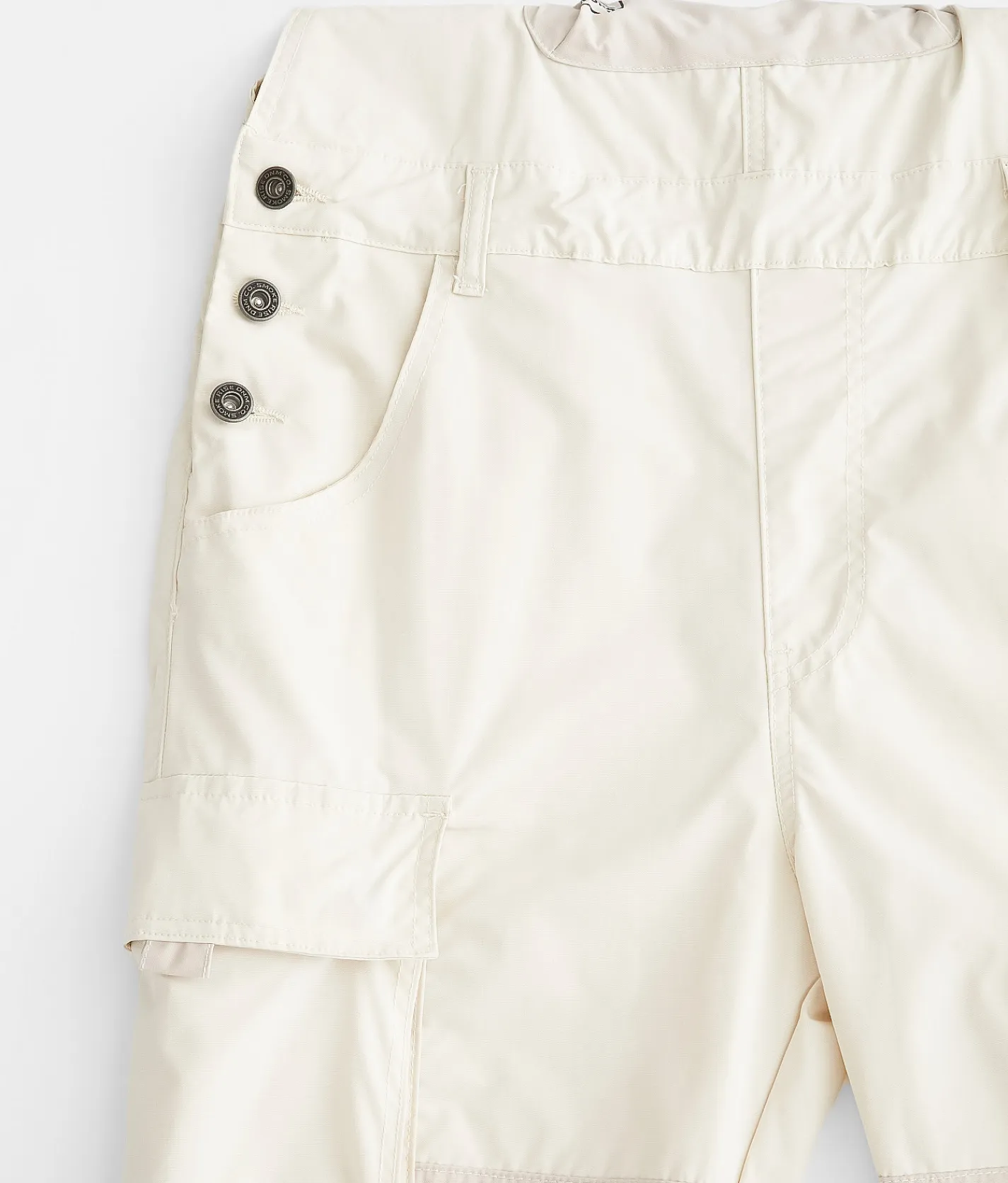 Bottoms | Smoke Rise® Taper Nylon Utility Overalls Oatmeal