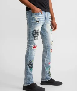 Smoke Rise® Taper Stretch Jean Canal Blue Sale