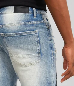 Smoke Rise® Taper Stretch Jean Canal Blue Sale