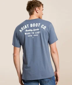 Ariat Tattered Sack T-Shirt Grisalle Outlet