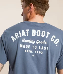 Ariat Tattered Sack T-Shirt Grisalle Outlet