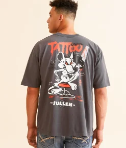 Graphic T-Shirts | Sullen Tattoo Removal T-Shirt Gray Pinstripe