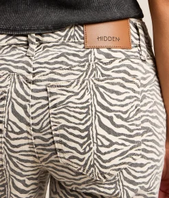 Jeans|Bottoms | HIDDEN Tatum Zebra Print Dad Stretch Jean Small Zebra