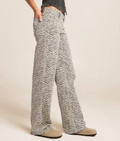 Jeans|Bottoms | HIDDEN Tatum Zebra Print Dad Stretch Jean Small Zebra