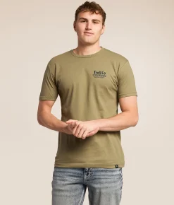 Tops|Graphic T-Shirts | Troll Co. Tavern T-Shirt Light Olive