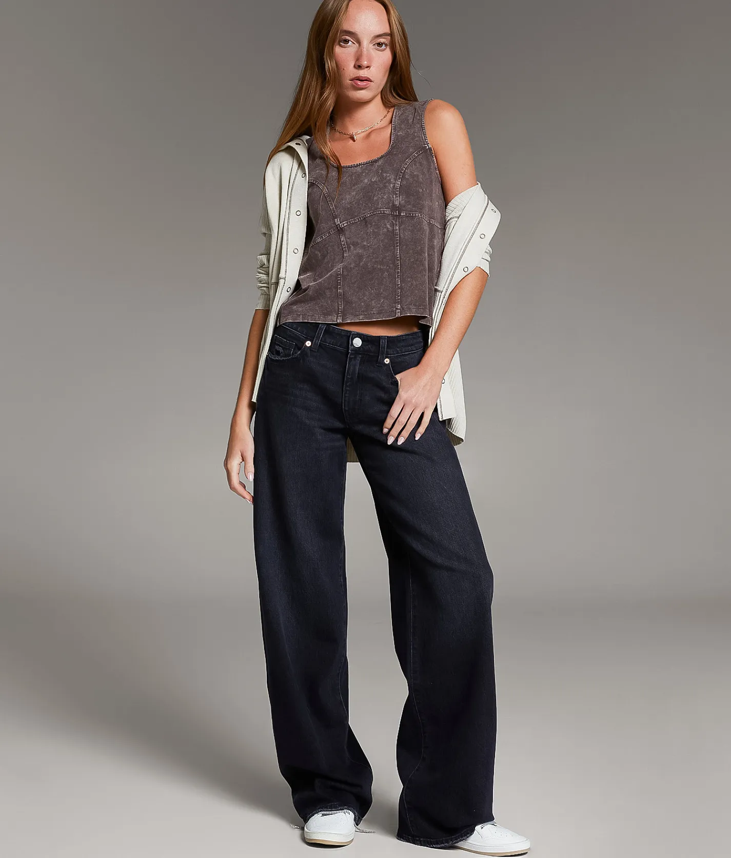 Jeans|Bottoms | BKE Taylor Low Slung Wide Leg Stretch Jean Washed Black