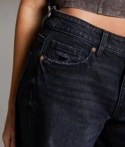 Jeans|Bottoms | BKE Taylor Low Slung Wide Leg Stretch Jean Washed Black