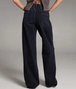 Jeans|Bottoms | BKE Taylor Low Slung Wide Leg Stretch Jean Washed Black