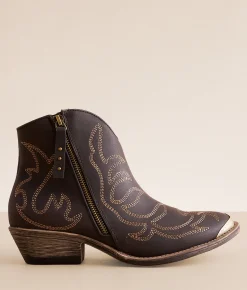 Very G Tazz Western Ankle Boot Black Hot