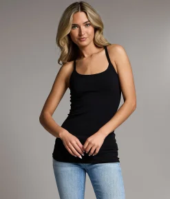 BKE core T-Back Tank Top Black Discount