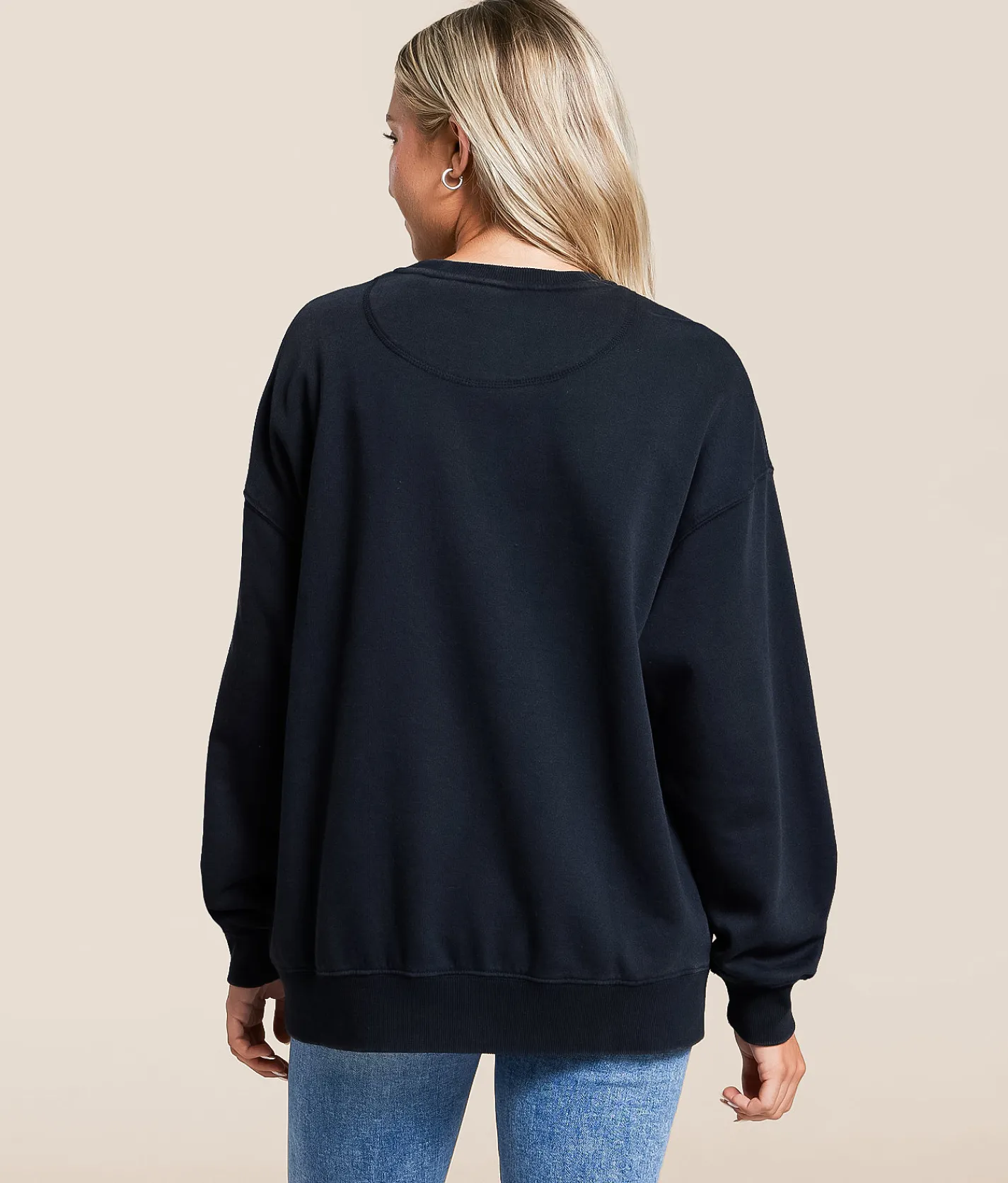 Tops | Gameday SOCIAL® TCU Horned Frogs Oversized Pullover Black