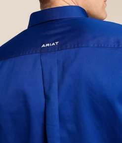 Tops | Ariat Team Logo Twill Classic Shirt Ultramarine