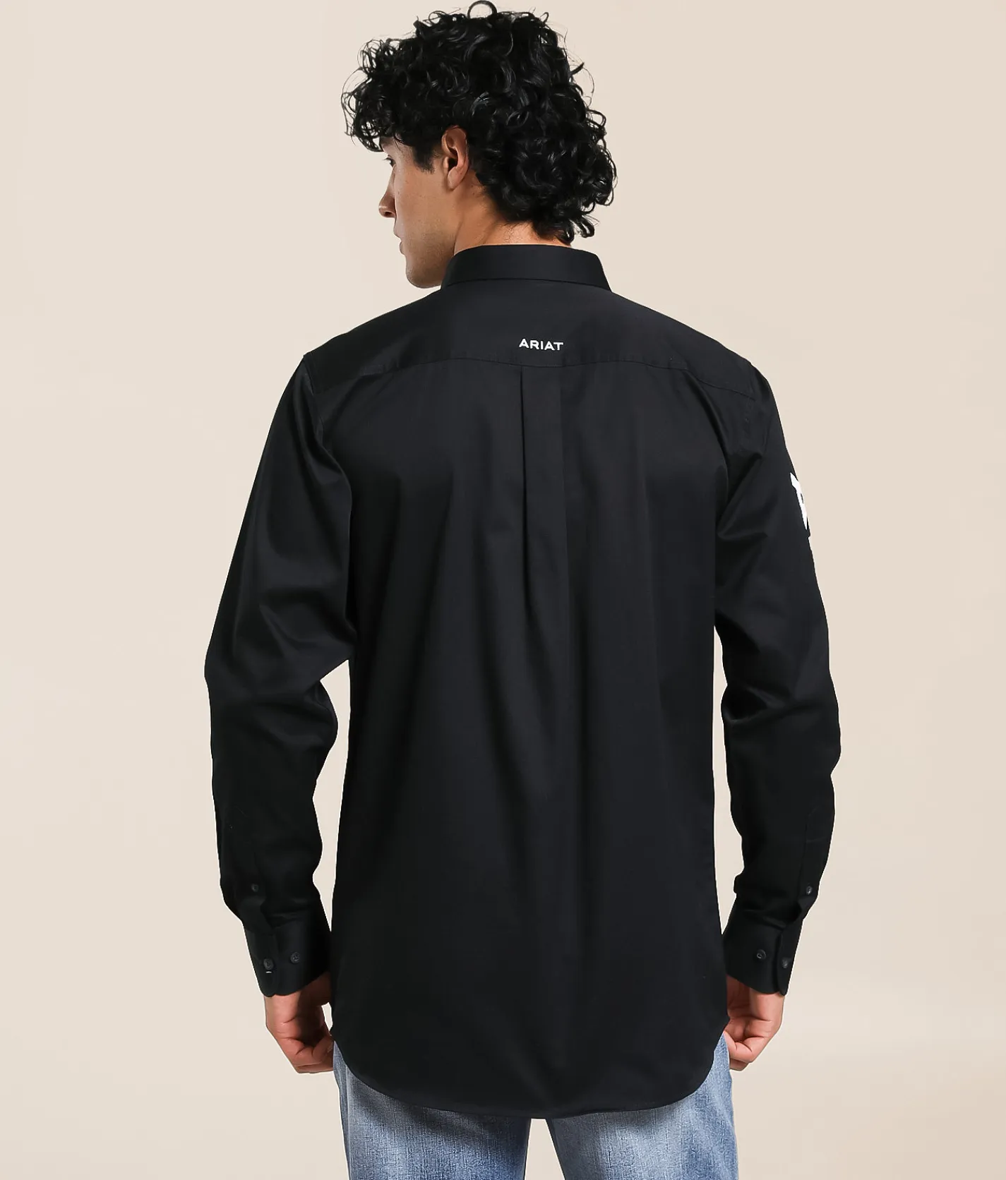 Tops | Ariat Team Logo Twill Shirt Black