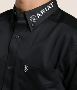Tops | Ariat Team Logo Twill Shirt Black