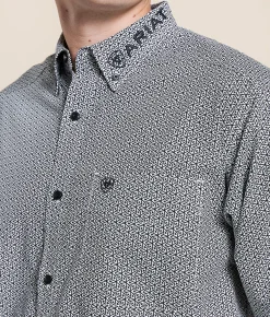 Tops | Ariat Team Pablo Classic Shirt White Black