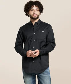 Tops | Kimes Ranch Team Stretch Shirt Khaki