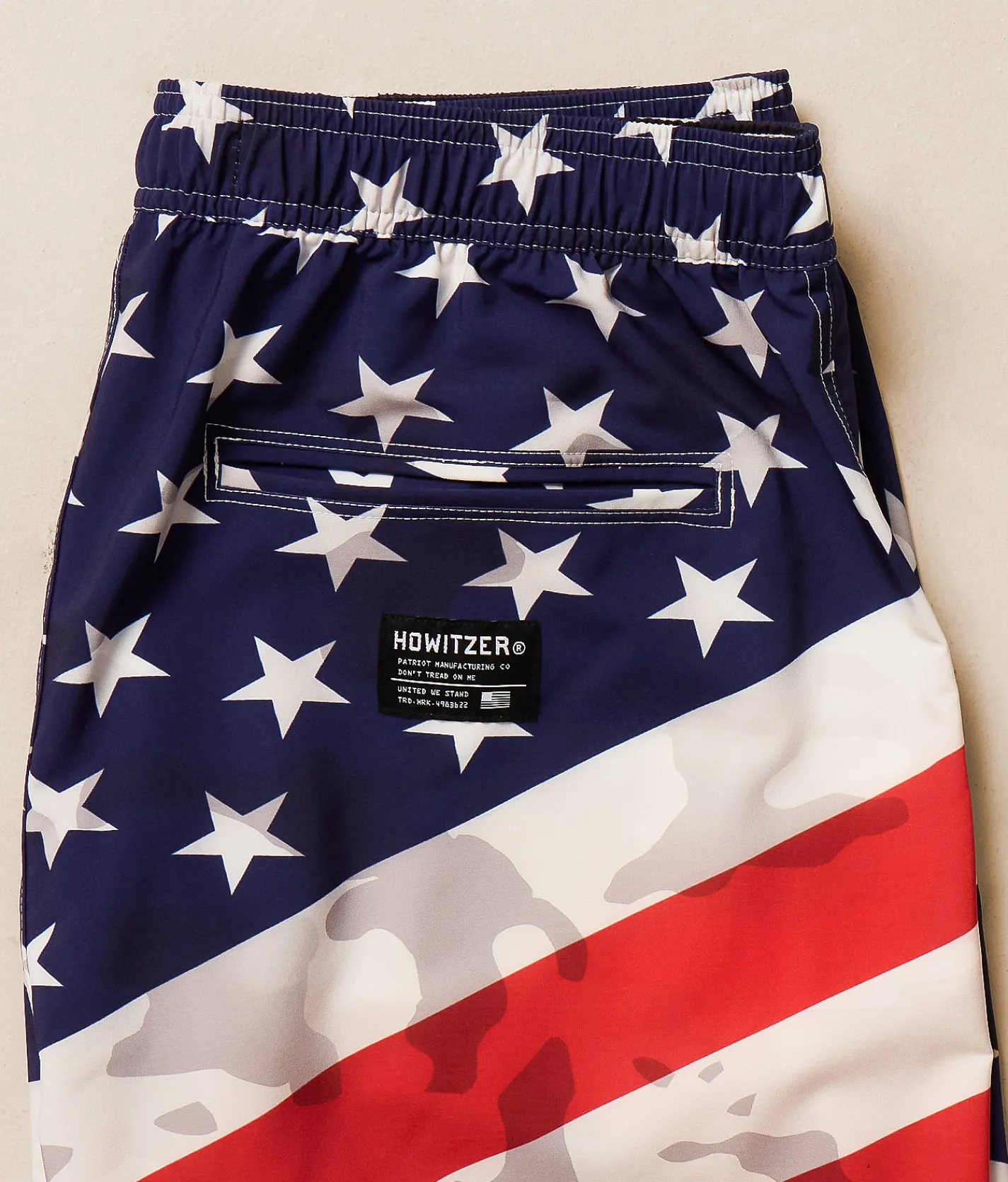 Bottoms | Howitzer Team USA Stretch Swim Trunks White