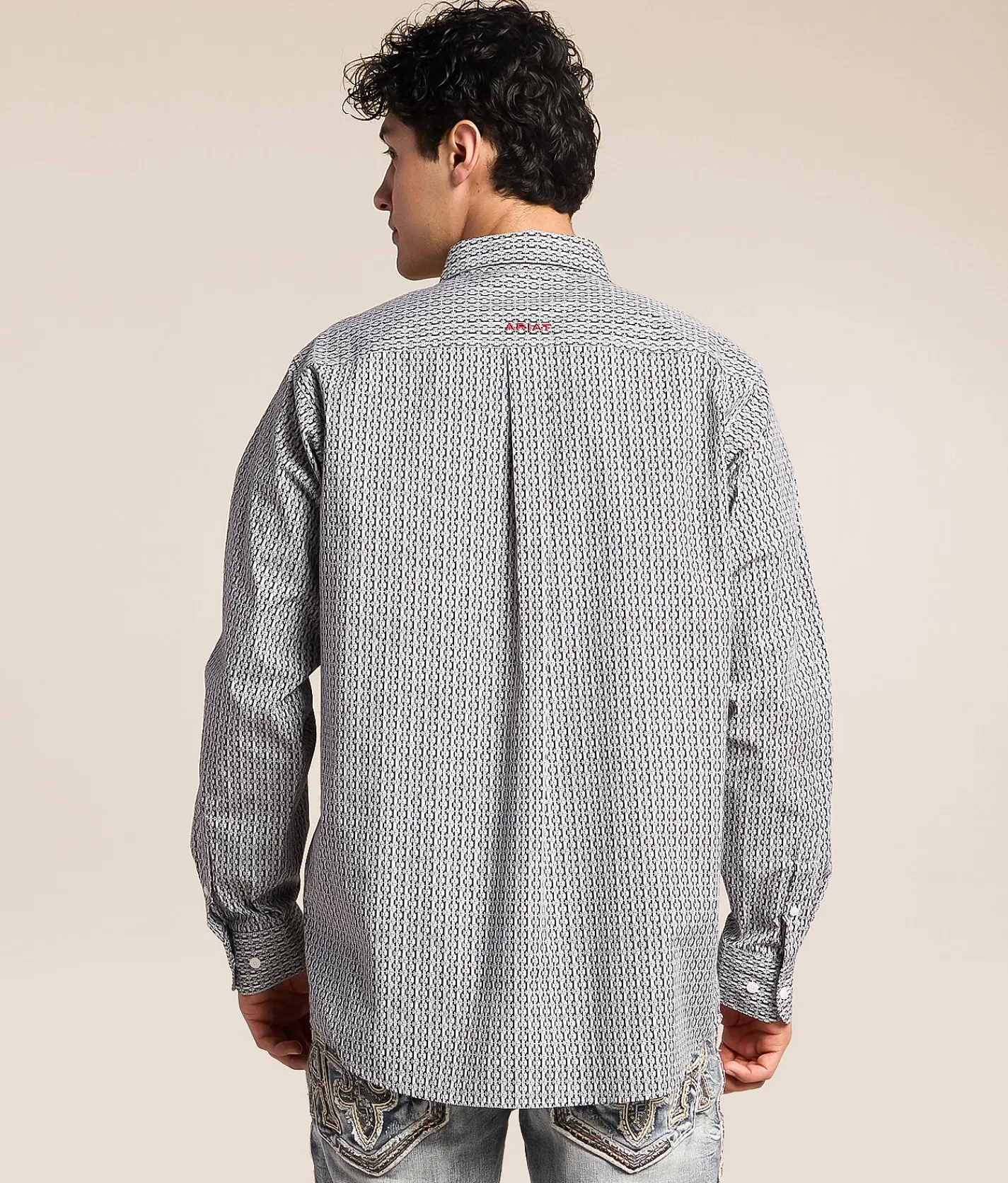 Tops | Ariat Team Ward Classic Western Shirt Black Red