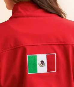 Ariat TEK Classic New Team Softshell Jacket Red Hot