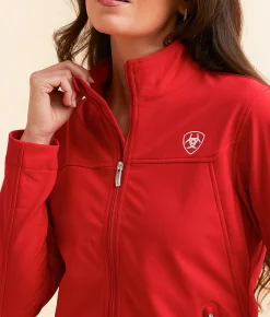 Ariat TEK Classic New Team Softshell Jacket Red Hot