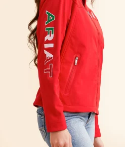 Ariat TEK Classic New Team Softshell Jacket Red Hot