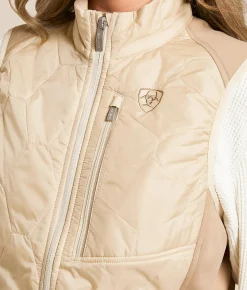 Tops|Coats & Jackets | Ariat TEK Fusion Insulated Vest Almond Milk Savannah Tan