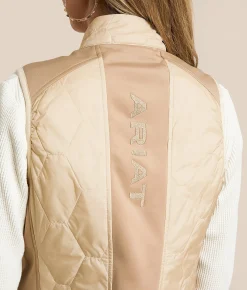 Tops|Coats & Jackets | Ariat TEK Fusion Insulated Vest Almond Milk Savannah Tan