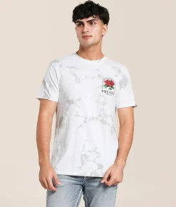 Sullen Tempest Rose T-Shirt White Lt Grey Crystal Was Discount