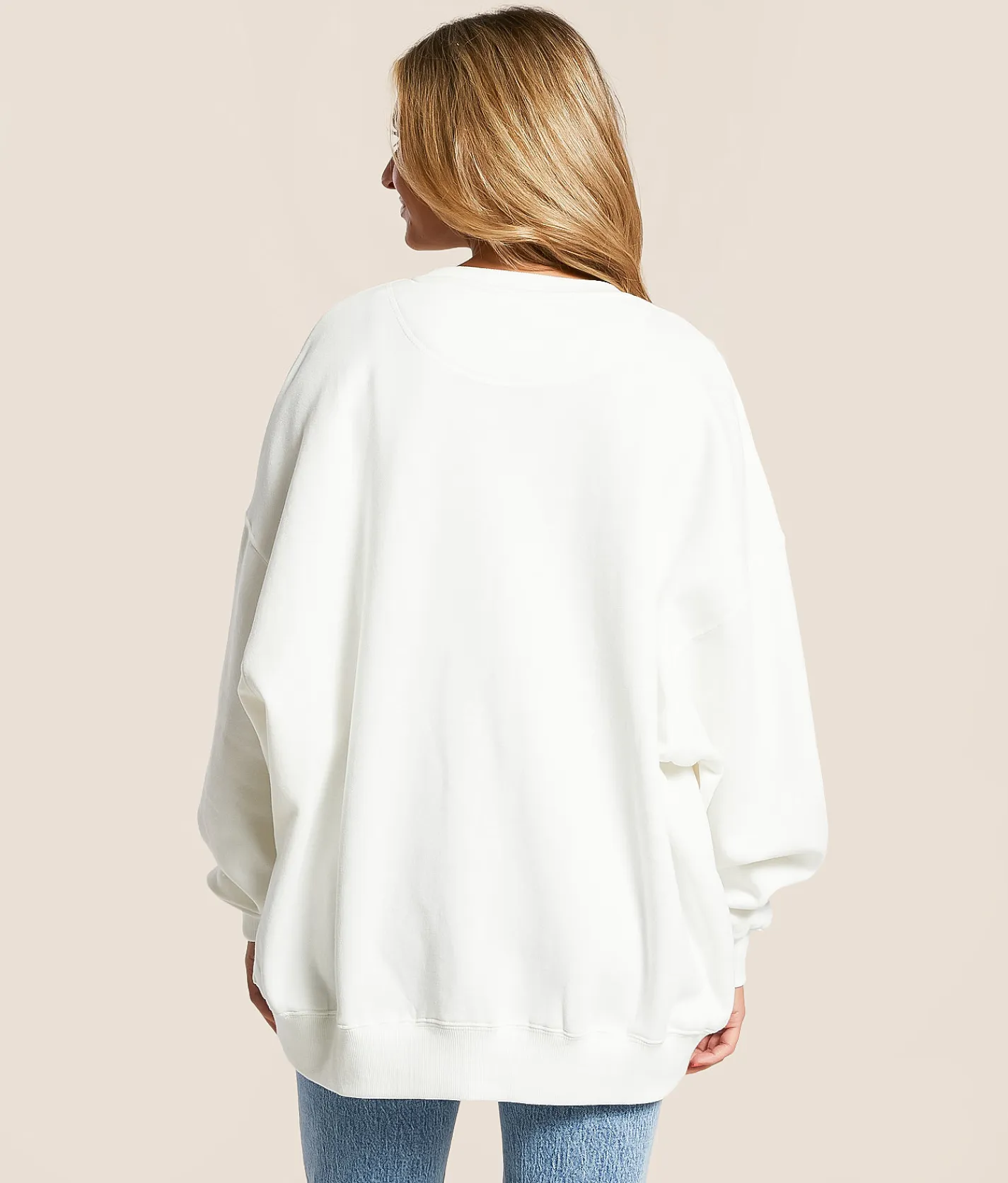 Gameday SOCIAL® Tennessee Oversized Pullover White Clearance