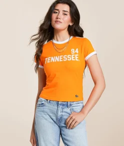 Tops | HYPE AND VICE Tennessee Volunteers Baby Cropped T-Shirt Tennessee Orange