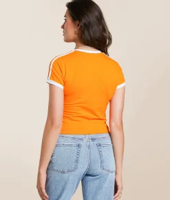 Tops | HYPE AND VICE Tennessee Volunteers Baby Cropped T-Shirt Tennessee Orange