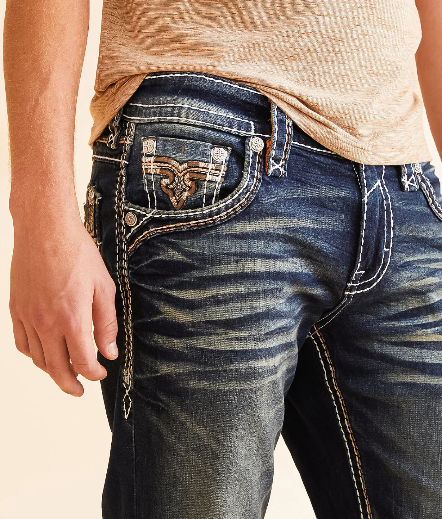 Rock Revival Jeans|Bottoms | Rock Revival Terry Boot Stretch Jean Terry B202
