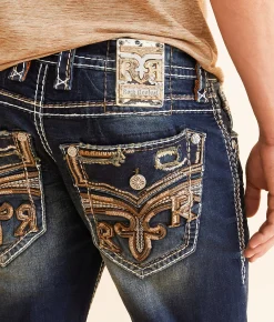 Rock Revival Jeans|Bottoms | Rock Revival Terry Boot Stretch Jean Terry B202