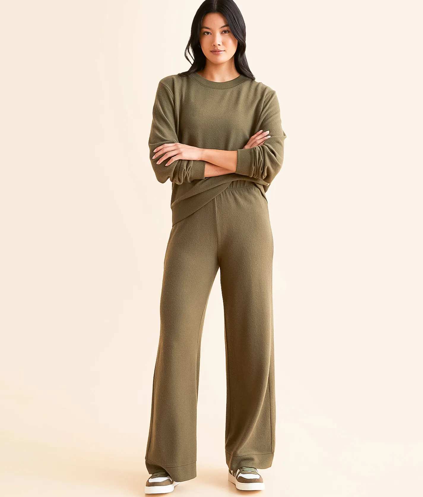 Z Supply Tessa Cozy Pant Grape Leaf Clearance