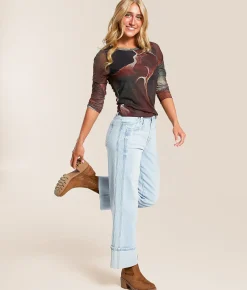 Mia Tessei Lug Ankle Boot Cognac Sale