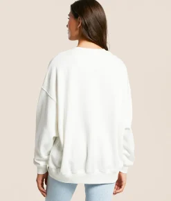 Tops | Gameday SOCIAL® Texas Longhorns Oversized Pullover White