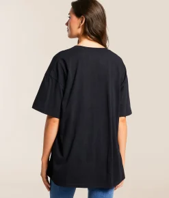 Gameday SOCIAL® Texas Longhorns Oversized T-Shirt Black Discount
