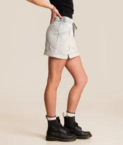 Gilded Intent Textured Denim Mini Skirt Keena 2 Hot