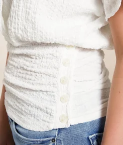 Tops | Daytrip Textured Dolman Knit Top White