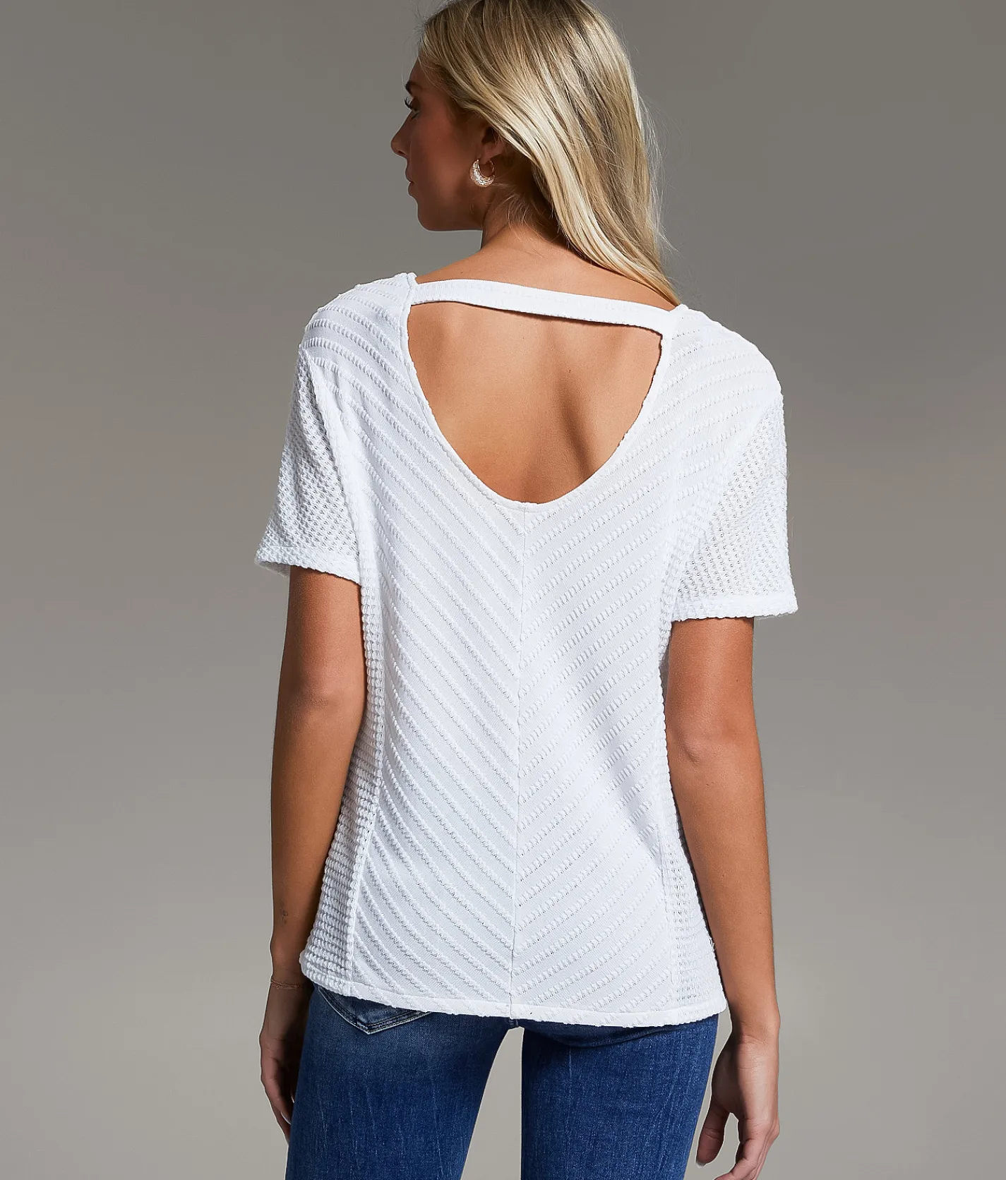 Tops | BKE Textured Dolman Top White